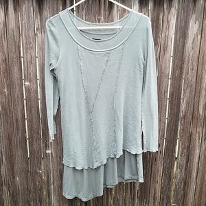 NWOT Asymmetrical Gauzy Blouse by Stella Carakasi